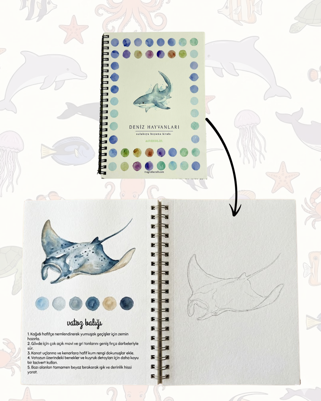 Rehberli Sulu Boya Boyama Kitapları